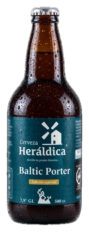 Botella de Baltic Porter de Heráldica
