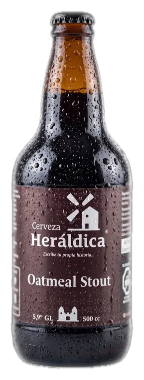 Botella de Oatmeal Stout de Heráldica